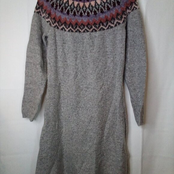 Maurices Sweater Dress Women XS Long Sleeve Soft Stretch Gray Pink - Picture 11 of 15
